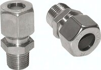 Złączka prosta hydrauliczna 15 L R1/2 stal nierdzewna