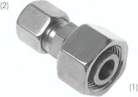 Złączka redukcyjna hydrauliczna 14S-8S stal nierdzewna