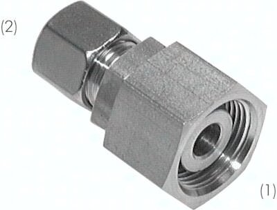 Złączka redukcyjna hydrauliczna 28L-6L stal nierdzewna