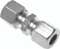 Złączka prosta przelotowa hydrauliczna 10 S stal nierdzewna (NC)