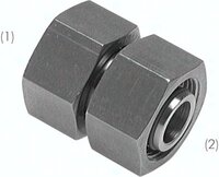 Łącznik prosty hydrauliczny 10S-10S stal nierdzewna