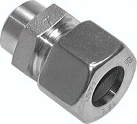 Złączka prosta hydrauliczna gwintowana do wspawania 28 L stal nierdzewna