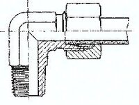 Przyłączka hydrauliczna kątowa 12 S M18x1,5