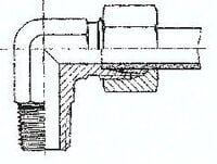 Przyłączka hydrauliczna kątowa 12 L M16x1,5
