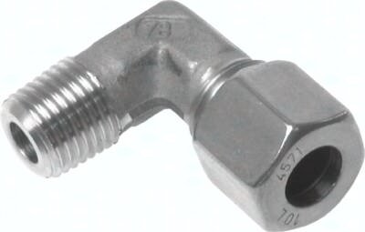 Przyłączka hydrauliczna kątowa 12 S M18x1,5 stal nierdzewna