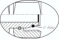 Oring do złączek hydraulicznych spawanych 14 S FPM (Viton)