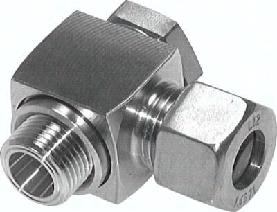 Złączka hydrauliczna kątowa 8 LL G1/8 stal nierdzewna