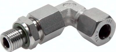 Złączka hydrauliczna kątowa obrotowa 14 S G1/2 stal nierdzewna