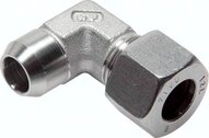 Złączka hydrauliczna kątowa do wspawania 18 L stal nierdzewna