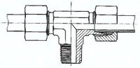 Trójnik hydrauliczny gw. zew. 12 S M18x1,5 stal nierdzewna