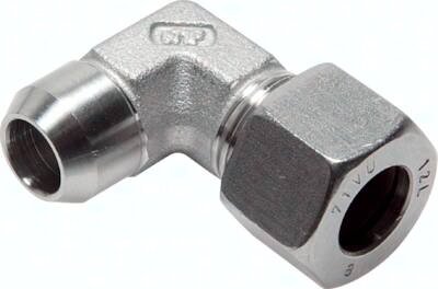 Złączka hydrauliczna kątowa do wspawania 18 L stal nierdzewna (NC)