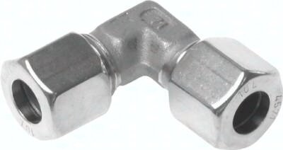 Złączka hydrauliczna kątowa W 22 L stal nierdzewna