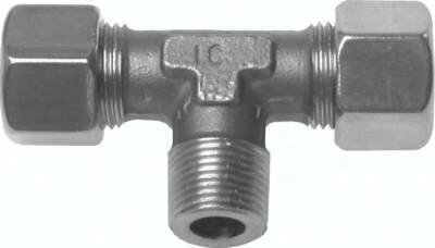 Trójnik hydrauliczny gw. zew. 16 S R1/2 stal nierdzewna