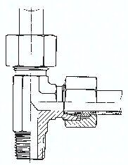 Trójnik hydrauliczny gw. zew. boczny LE 25 S G1