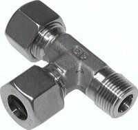 Trójnik hydrauliczny gw. zew. boczny LE 8 LL M10x1 stal nierdzewna