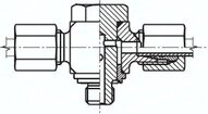 Przyłączka trójnikowa hydrauliczna gw.zew 30 S G1 1/4