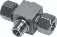 Przyłączka trójnikowa hydrauliczna gw.zew 25 S G1 stal nierdzewna (NC)