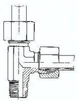 Trójnik hydrauliczny gw. zew. boczny LE 18 L M22x1,5 (NC)