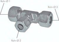 Trójnik hydrauliczny redukcyjny 25S-16S-25S