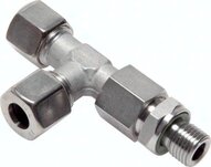 Trójnik hydrauliczny gw. zew. boczny L 8 L G1/4 stal nierdzewna (NC)