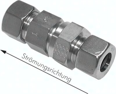 Zawór zwrotny hydrauliczny 25 S stal nierdzewna (NC)