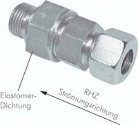 Zawór zwrotny hydrauliczny 42 L G1 1/2 stal nierdzewna