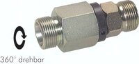 Złączka prosta obrotowa hydrauliczna 20 S
