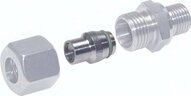 Zatyczka do złączek hydraulicznych 30 S stal nierdzewna