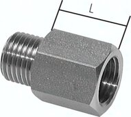 Przedłużka gwintowa, G1/2-22mm, 40 bar, stal nierdzewna