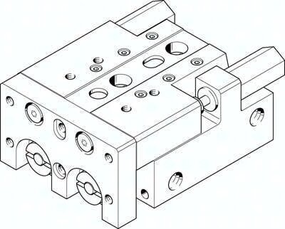 Jednostka prowadząca mini SLT-25-40-A-CC-B (197911), Festo 