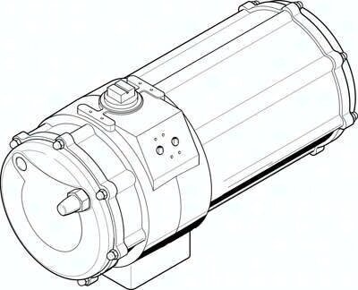 Napęd wahadłowy DAPS-1440-090-RS2-F16-T6 (553207) serii DAPS - Festo