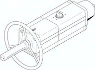 Napęd wahadłowy DAPS-0480-090-RS1-F1012-MW (8005050) serii DAPS - Festo