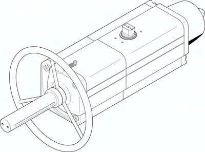 Napęd wahadłowy DAPS-0480-090-RS2-F14-MW (8005053) serii DAPS - Festo