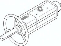 Napęd wahadłowy DAPS-0090-090-RS4-F0710-MW (8005033) serii DAPS - Festo