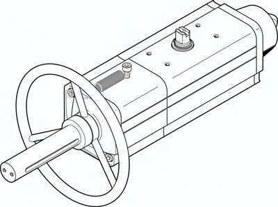 Napęd wahadłowy DAPS-0120-090-RS1-F0710-MW (8005034) serii DAPS - Festo