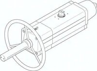 Napęd wahadłowy DAPS-0240-090-RS2-F1012-MW (8005043) serii DAPS - Festo