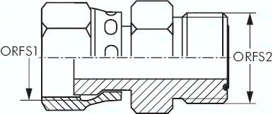 Złącze redukcyjne, ORFS UN 1 3/16"-12GW-UN 11/16"-16(GZ)