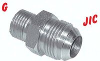Nypel gwintowany, G3/4-UN 1 1/16"-12(JIC), stal nierdzewna