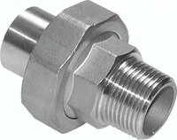Śrubunek do wspawania, uszczelnienie płaskie, R3/4(GZ)-26,9mm