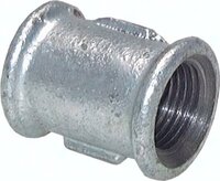 Mufa gwintowana okrągła, Rp 3"-Rp 3", 25 bar, żeliwo cynkowane