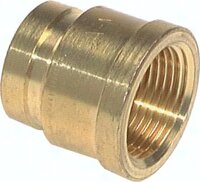 Mufa gwintowana okrągła, G 1 1/4"-G 1", 16 bar, mosiądz