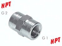 Mufa gwintowana wysokociśnień.,NPT 3/4"-NPT 1/2", stal ocynkowana