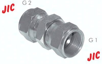 Mufa gwintowana wysokociśnień., JIC, UNF 7/8"-14-UNF 7/8"-14