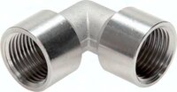 Kolano gwintowane 90°, G1/2(GW), 150 bar, stal nierdzewna