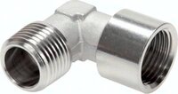 Kolano gwintowane 90°, G1/4(GW)-R1/4(GZ), 150 bar, stal nierdzewna