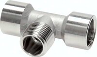 Trójnik gwintowany, G1/8(GW)-R1/8(GZ), 150 bar, stal nierdzewna