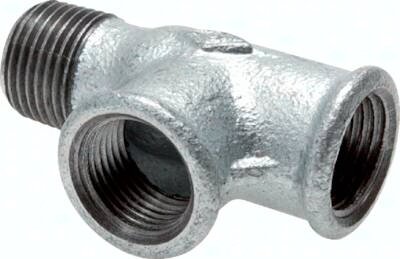 Trójnik gwintowany T, Rp 3/4"(GW)-R3/4(GZ), 25 bar, żeliwo