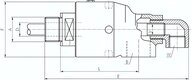 Uniwersalne złącze obrotowe, DEUBLIN, G 1 1/4"-G3/4--rura G 1 1/4"-31mm