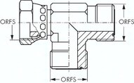 Srubunek kolankowy ORFS UNF 9/16"-18(GW/GZ./gwint zew.)
