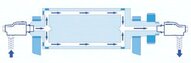 Uniwersalne złącze obrotowe, DEUBLIN, G3/8- G3/8 LH